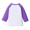 thumbnail image 4 of fatyb 3/4 Sleeve Tops for Girls Boys Crew Neck Casual Basic Tee Loose Tops Kids Lightweight T-Shirts, 4 of 7