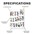 thumbnail image 2 of Skin para Tablet Vision Signs Fibra de Carbono Stranger Alphabet, 2 of 4