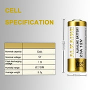 LiCB A23 23A Batteries MN21 23AE GP23 21/23 Batteries Miniature 23a 12 Volt Alkaline Battery (5-Pack)