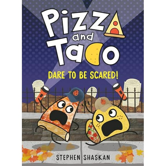Pre-Owned Pizza and Taco: Dare to Be Scared!: (A Graphic Novel) Hardcover