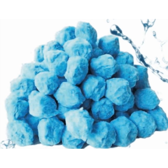 Yuanlin Filter Balls, for Pool Use, Water Purifier, Substitue Filter Sand, Lightweight & Reusable & New Technology, Navy Blue, 1.1 lbs