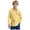 Yellow, variant on Boys White Button Down Shirt Long Sleeve Boys Girls Long Sleeve Button Down Shirts White Uniform Blouse School Top Formal Collared Outfits for Kids