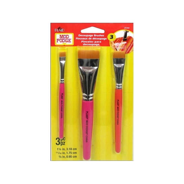Plaid Mod Podge Decoupage Brush Set, 2 Piece