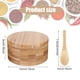 thumbnail image 5 of Caja de especias de bambú Matsuzay con 2 ranuras y Mini cucharas, 5 of 6