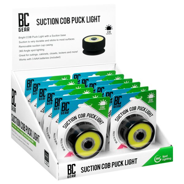 suction cob puck light