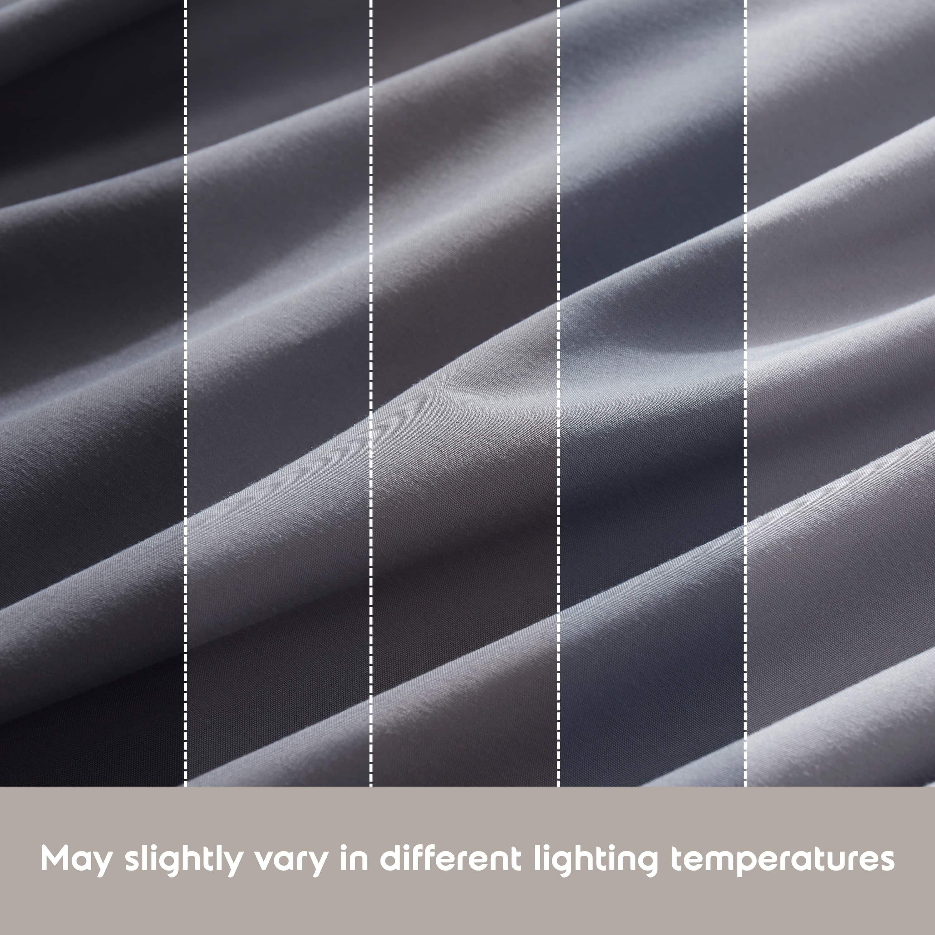 Nestl Queen Sheet Set, 4-Piece Microfiber, Gray photo 8