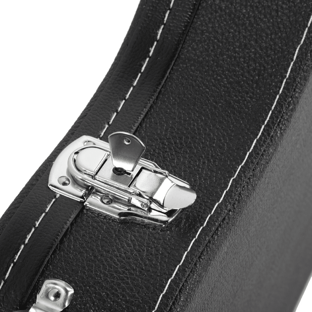 Tcbosik Electric Guitar Hard Case with Lock for Standard GST Style, Black