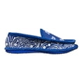 thumbnail image 2 of Trooper America KS-002 Royal Unisex Bandana Paisley Slip On Shoes, Royal Blue/White, Men 5 Women 7, 2 of 3