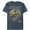 Navy Blue Heather, variant on Men's Jurassic World #Beast T. Rex  Graphic Tee Black Large