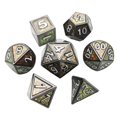 thumbnail image 1 of De Dados De Números Poliédricos De Metal De 7 Piezas Para Accesorios De s De MTG RPG Party re Yotijar Juego de dados poliédricos, 1 of 6