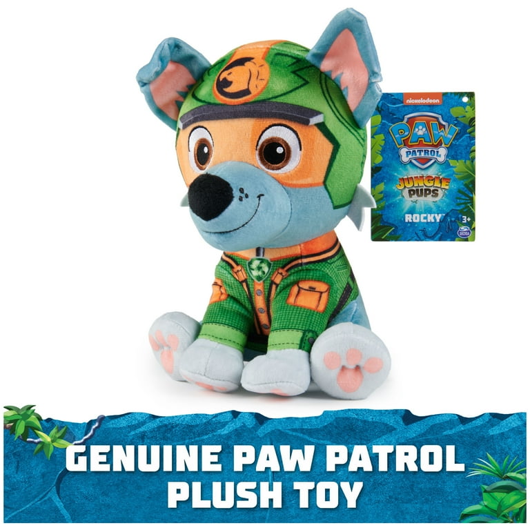 PAW Patrol Rocky タオル 約25cm PAW Patrol Aqua Rocky Stuffed Animal Plush New with Tag | eBay