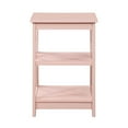 thumbnail image 6 of Convenience Concepts Oxford End Table with Shelves, Blush Pink, 6 of 8