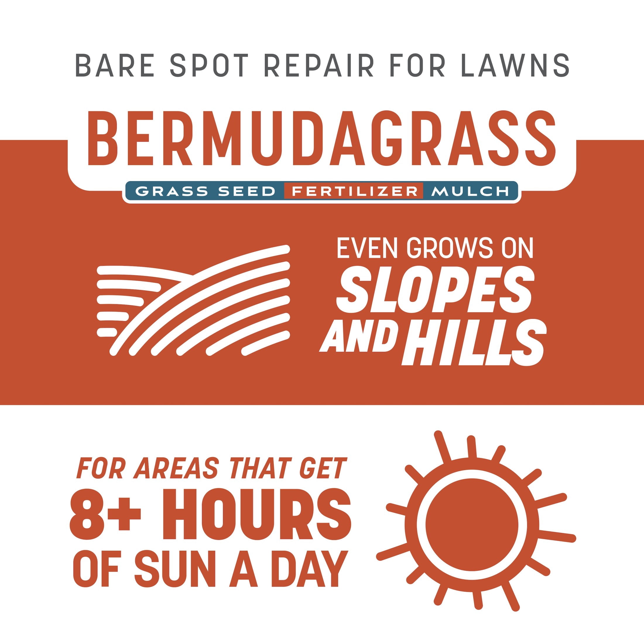 Pennington Smart Patch Bermuda Grass Seed Mix, Bermuda Grass Seeds for Lawn, for Full Sun Grasses, 5.5 lb.