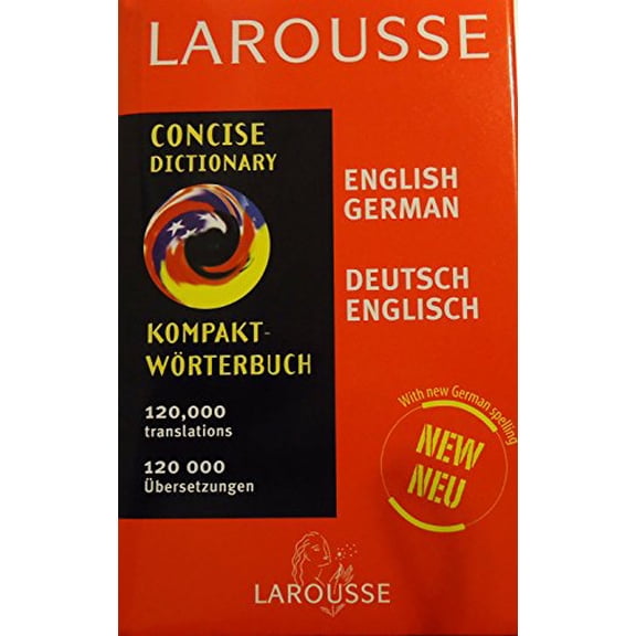 Pre-Owned Larousse Concise Dictionary: English German, German English, 9782035400147, 2035400147, Hardcover, 1 edition