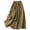 Khaki, variant on Midi Skirts for Women Loose Casual Skirt A Line Mid Length Half Skirt Linen Long Womens Summer Clothes Coffee L