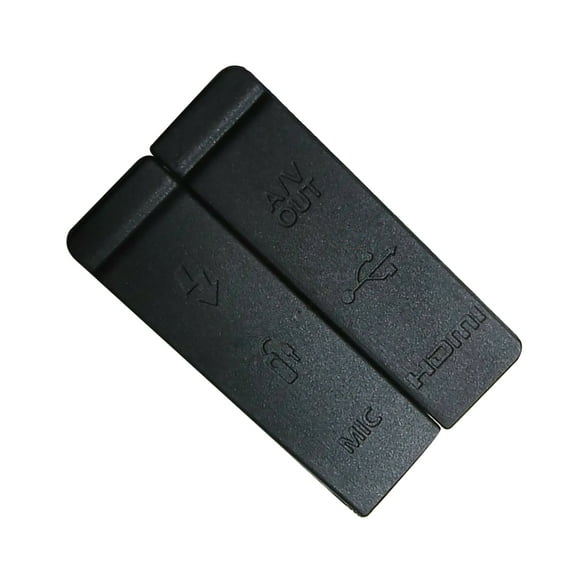 2Pcs USB Rubber Cover Set Replacement for Canon 5D Mark II 5D2 Camera Accessories Parts