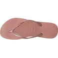 thumbnail image 4 of Women's Havaianas Slim Logo Metallic Flip Flop, 4 of 4