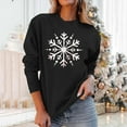 thumbnail image 4 of Neewe Christmas Sweatshirt for Women Crewneck Lightweight Long Sleeve Shirt Xmas Holiday Party Pullover Sweater Tops, 4 of 8
