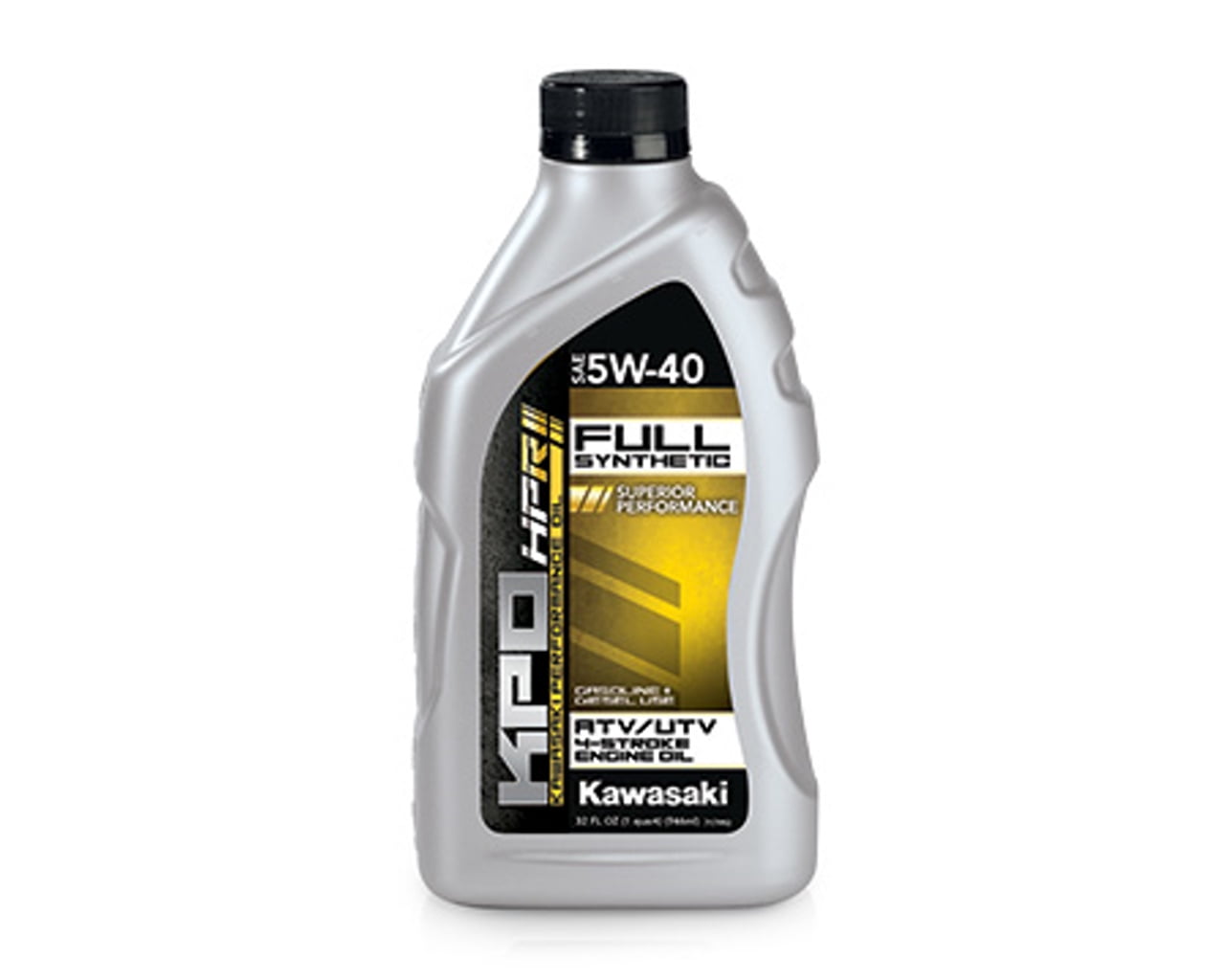 Kawasaki KPO UTV & ATV Full Synthetic 4-Stroke Engine Oil, Quart, 5W-40  K61027-500-01Q