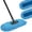 Blue+2 Pads, variant on Dust Mops for Floor Cleaning with Refill Pads Floor Duster with Microfiber Sweeper for Hardwood Tile Baseboard