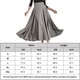 thumbnail image 2 of Falda Vestido Casual MujerFalda Drapeada con Bolsillos Viajes de Verano (Gris Claro XXL) Kuymtek Gris claro T XXL para Mujer, 2 of 6