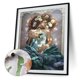 thumbnail image 3 of Cuadros Decorativos Flor hombre pintura al óleo por números Kit DIY pintura acrílica sobre lienzo (B1933) Likrtyny embutido en tela, 3 of 9