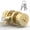 Satin Brass, variant on Mega Handles | Buena Dummy Knob | Polished Chrome