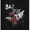 thumbnail image 2 of Halloween Bat Out of Hell Spooky Zip Up Hoodie Men's Women's Brisco Brands S, 2 of 6