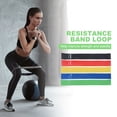 thumbnail image 4 of Unique Bargains Resistance Loop Exercise Bands 12' Elastic Workout Bands for Working Out Fitness, Green 10 Pack, 4 of 7
