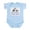 Sky Blue, variant on CafePress - My Daddy Is My Hero (Policema Infant Bodysuit - Baby Light Bodysuit, Size Newborn - 24 Months