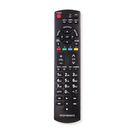 N2QAYB000570 Remote Replaced for Panasonic TV TC-P50S30 TC-P60S30 TC-P60S30UA