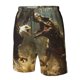 thumbnail image 4 of Fotbe Dinosaur Bald Eagle Trajes de Baño Estampados para Hombre, Shorts de Verano de Secado Rápido, Ropa de Playa, Bañadores-3X-Large, 4 of 6