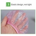thumbnail image 3 of 100-400 Pack Disposable Shower Cap White Yellow Pink Blue One-off Elastic Cap, 3 of 4