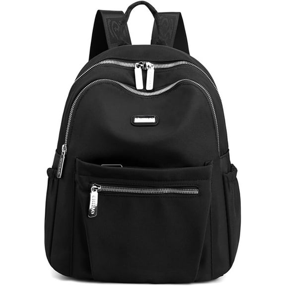 Mini Nylon Women Backpacks,11L Small Ladies backpacks Casual Lightweight Women Shopping Travel Daypack (Y1-Camel)