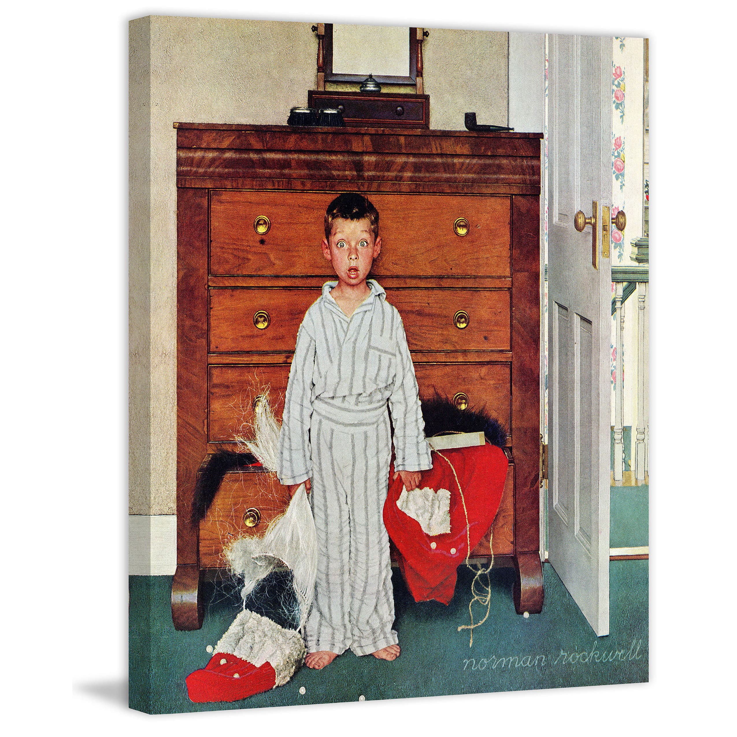 Marmont Hill "Discovery" by Norman Rockwell Painting Print on Canvas