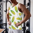 thumbnail image 5 of Picia Corns Printed Men’s Performance Tank, Men's Workout Tank Top Moisture-Wicking Tank Top Muscle tee, Breathable Workout Shirt-X-Large, 5 of 7
