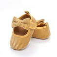 thumbnail image 4 of Yoyauz Baby Girl Mary Jane Shoes Anti Slip Rubber Sole Ballet Slippers Princess Dress Wedding Shoes Newborn Kids Shoes Toddler Shoes（0-12 Month）, 4 of 5