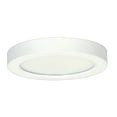 thumbnail image 1 of Satco SS29360 7 in. 13.5W 1-Light LED Flush Mount Ceiling Fixture, White, 1 of 1