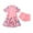 Pink B, variant on LYMAYTER Kids Toddler Girls Two Piece Swimsuit with Skirt Short Sleeve Rash Guard Sets UPF 50 Beach Bathing Suit Bikini Rash Guard Bathing Suit Swimsuit Skirt & Bottom for 3-12 Years Old