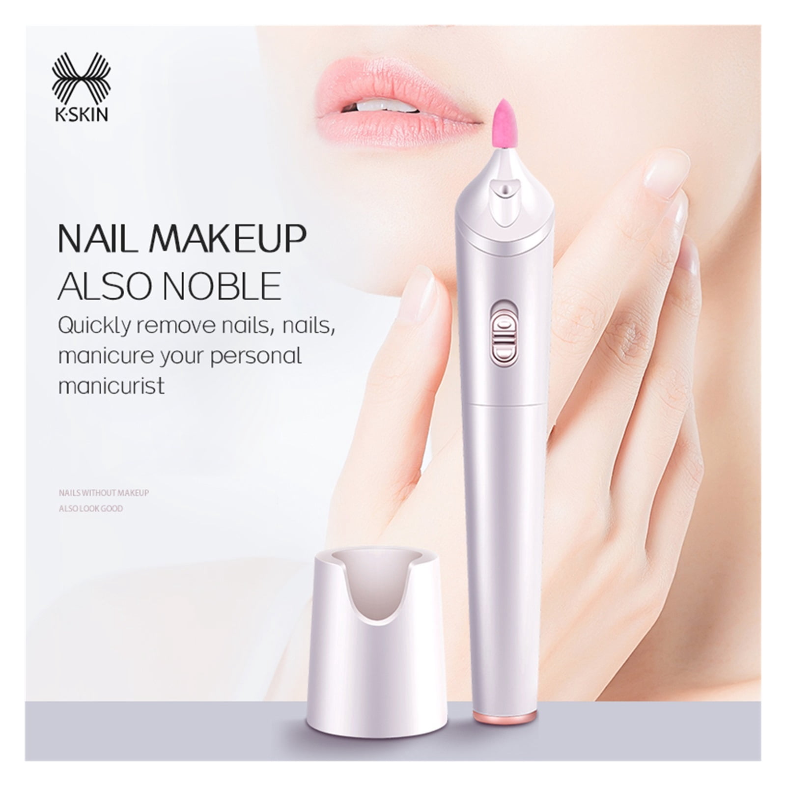 Professional Mini Electric Nail Drill Kit, Electric Nail Polisher, Nail File Manicure Pedicure Grinding Polishing Machine ,Low Noise