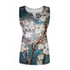 thumbnail image 5 of Blusa sin mangas con cuello en V y estampado informal a la moda para mujer Fridja  gh7206, 5 of 6