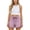 Purple #25, variant on DORKASM Women's Linen Drawstring Shorts High Waisted 4" Inseam Summer Shorts Army Green M