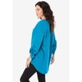 thumbnail image 4 of Roaman's Women's Plus Size Boyfriend Textured Tunic, 4 of 4