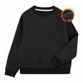 thumbnail image 1 of BIG ELEPHANT Sudadera de Forro Polar con Cuello Redondo para Niños, Jersey Básico de Manga Larga para Niños, Tallas XXS-XL, 1 of 7