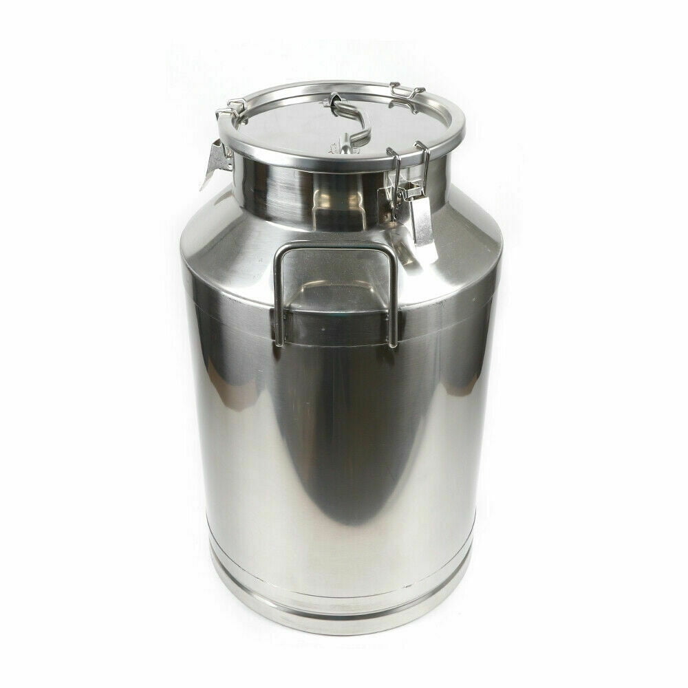 60L Stainless Steel Milk Can Barrel Wine Beer Whiskey Storage Tank