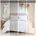 thumbnail image 3 of Intelligent Design 2 Pieces Lucy Adult Clip Jacquard Twin/Twin XL Comforter Sets in Ivory, 3 of 12
