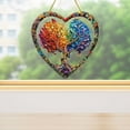 thumbnail image 6 of Gmogad Tree of Life Suncatcher, Heart Tree of Life Suncatcher Solar Positive Energy Wall Hanging for Living Room Bedroom Garden Inspirational Gift Decor, 6 of 6