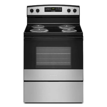 Amana 30-inch 4.8 cu ft Electric Range in Stainless Steel