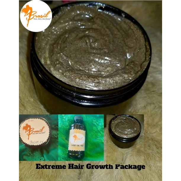 Brasil Chebe Super Extreme Hair Growth Kit (Chebe Oil, Chebe Butter