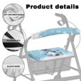thumbnail image 5 of HELLHERO Christmas Snowman Rollator Seat Covers Stain Proof Walker Covers & Dust Cover for Unisex Indoor Outdoor for Seniors Adult, 5 of 7